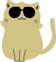 Cat cartoon character crop-out png