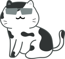 Cat cartoon character crop-out png