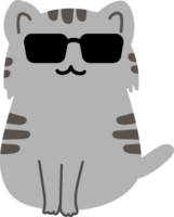 Cat cartoon character crop-out png