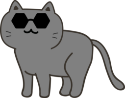 personnage de dessin animé de chat png