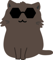 Cat cartoon character crop-out png