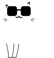 Cat cartoon character crop-out png