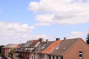 A row of houses photo