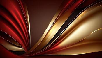 Abstract Vector Luxury Red Gold Background for Your Modern Creative Concept photo