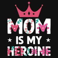 Mother's day typography tshirt design vector design