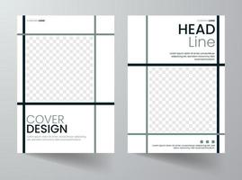 Annual report design template, for brochure, flyer layout, booklet, cover design, book, brochure cover, layout in A4 size. vector