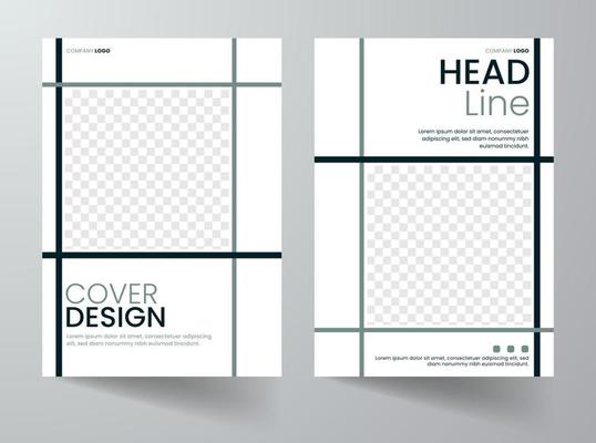 Cover Page Black And White Vector Art, Icons, and Graphics for Free