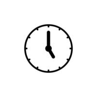 reloj icono vector. hora símbolo vector