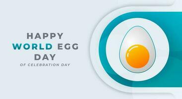 World Egg Day Celebration Vector Design Illustration for Background, Poster, Banner, Advertising, Greeting Card