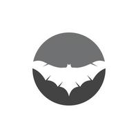 bat vector icon logo template