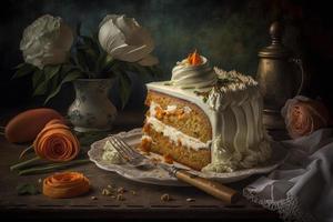 Carrot Cake with Cream Cheese Frosting photo