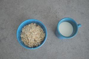 detail shot of granola Musli in a bowl, photo