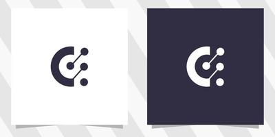 letter c logo design template vector