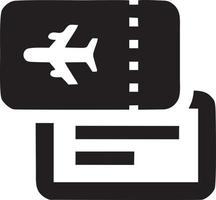 Plane icon symbol image vector, illustration of the flight aviation in black image. EPS 10 vector