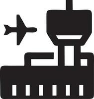 Plane icon symbol image vector, illustration of the flight aviation in black image. EPS 10 vector