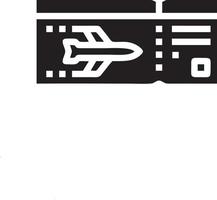 Plane icon symbol image vector, illustration of the flight aviation in black image. EPS 10 vector