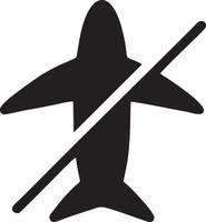 Plane icon symbol image vector, illustration of the flight aviation in black image. EPS 10 vector