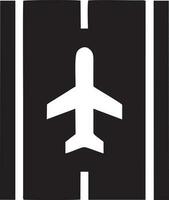 Plane icon symbol image vector, illustration of the flight aviation in black image. EPS 10 vector