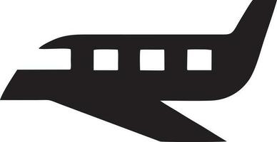 Plane icon symbol image vector, illustration of the flight aviation in black image. EPS 10 vector