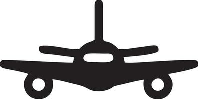 Plane icon symbol image vector, illustration of the flight aviation in black image. EPS 10 vector