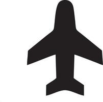 Plane icon symbol image vector, illustration of the flight aviation in black image. EPS 10 vector