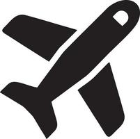 Plane icon symbol image vector, illustration of the flight aviation in black image. EPS 10 vector