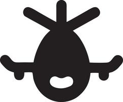 Plane icon symbol image vector, illustration of the flight aviation in black image. EPS 10 vector