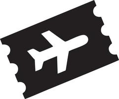 Plane icon symbol image vector, illustration of the flight aviation in black image. EPS 10 vector