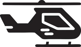 Helicopter icon symbol image vector, illustration of the flight aviation in black image. EPS 10 vector