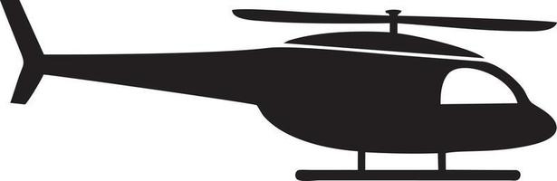 Helicopter icon symbol image vector, illustration of the flight aviation in black image. EPS 10 vector