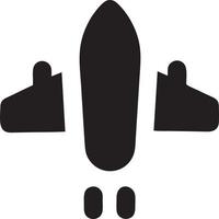 Plane icon symbol image vector, illustration of the flight aviation in black image. EPS 10 vector