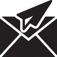 Paper plane icon symbol image vector, send email vector