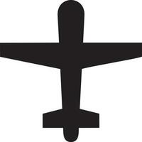 Plane icon symbol image vector, illustration of the flight aviation in black image. EPS 10 vector