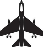 Plane icon symbol image vector, illustration of the flight aviation in black image. EPS 10 vector
