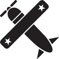 Plane icon symbol image vector, illustration of the flight aviation in black image. EPS 10 vector