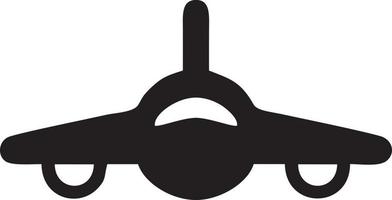 Plane icon symbol image vector, illustration of the flight aviation in black image. EPS 10 vector