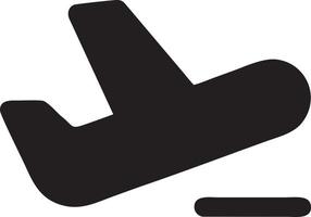 Take off, Plane icon symbol image vector, illustration of the flight aviation in black image. EPS 10 vector