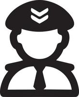 Pilot icon symbol vector