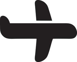 Plane icon symbol image vector, illustration of the flight aviation in black image. EPS 10 vector