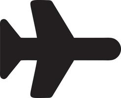 Plane icon symbol image vector, illustration of the flight aviation in black image. EPS 10 vector