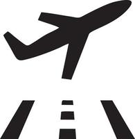 Plane icon symbol image vector, illustration of the flight aviation in black image. EPS 10 vector