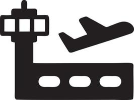 Plane icon symbol image vector, illustration of the flight aviation in black image. EPS 10 vector