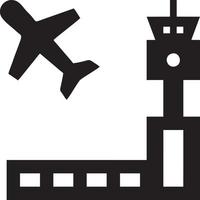 Plane icon symbol image vector, illustration of the flight aviation in black image. EPS 10 vector