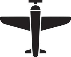 Plane icon symbol image vector, illustration of the flight aviation in black image. EPS 10 vector