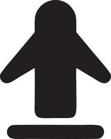 Plane icon symbol image vector, illustration of the flight aviation in black image. EPS 10 vector