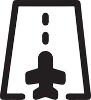 Plane icon symbol image vector, illustration of the flight aviation in black image. EPS 10 vector