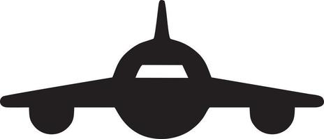 Plane icon symbol image vector, illustration of the flight aviation in black image. EPS 10 vector