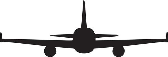 Plane icon symbol image vector, illustration of the flight aviation in black image. EPS 10 vector