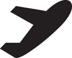 Plane icon symbol image vector, illustration of the flight aviation in black image. EPS 10 vector