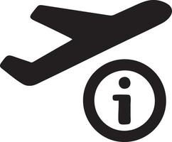 Plane icon symbol image vector, illustration of the flight aviation in black image. EPS 10 vector